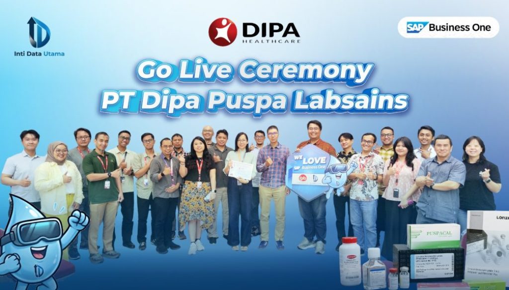 Go Live Dipa Labsains SAP Business One dengan intidatautama